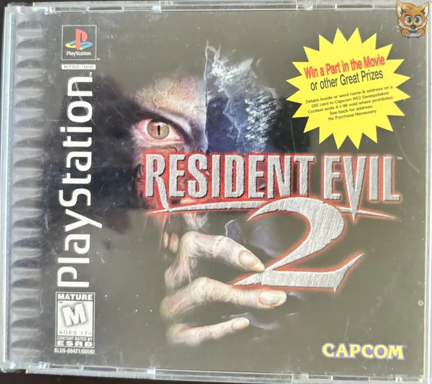 Portada original del Resident Evil 2 para la consola Playstation