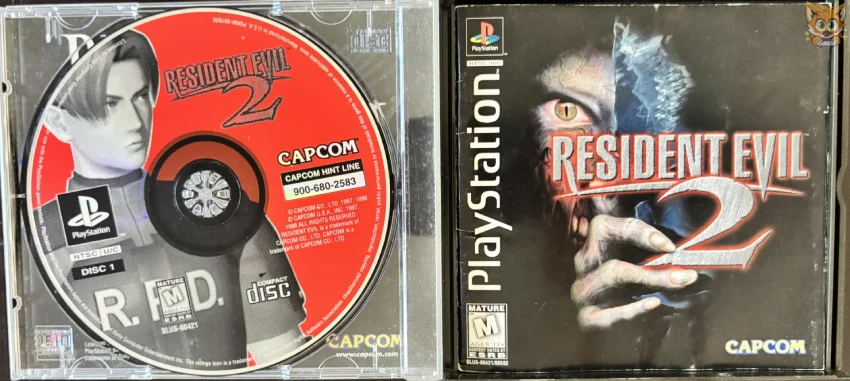 Disco 2 del videojuego Resident Evil 2 para la consola Playsation 1