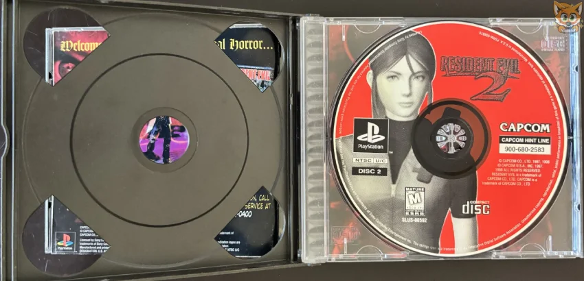 Disco 2 del videojuego Resident Evil 2 para la consola Playsation 1